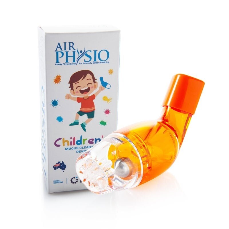 AirPhysio Children teigiamo slėgio iškvėpimo aparatas vaikams AirPhysio Children teigiamo slėgio iškvėpimo aparatas vaikams