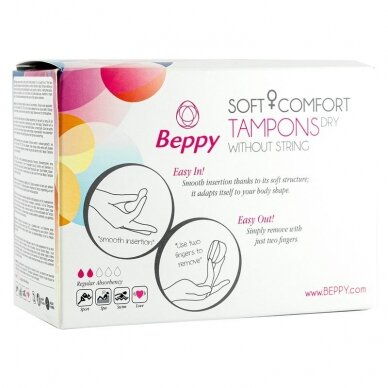 Beppy tamponai Soft Comfort Dry 8 vnt. 1 Beppy tamponai Soft Comfort Dry 8 vnt. 1