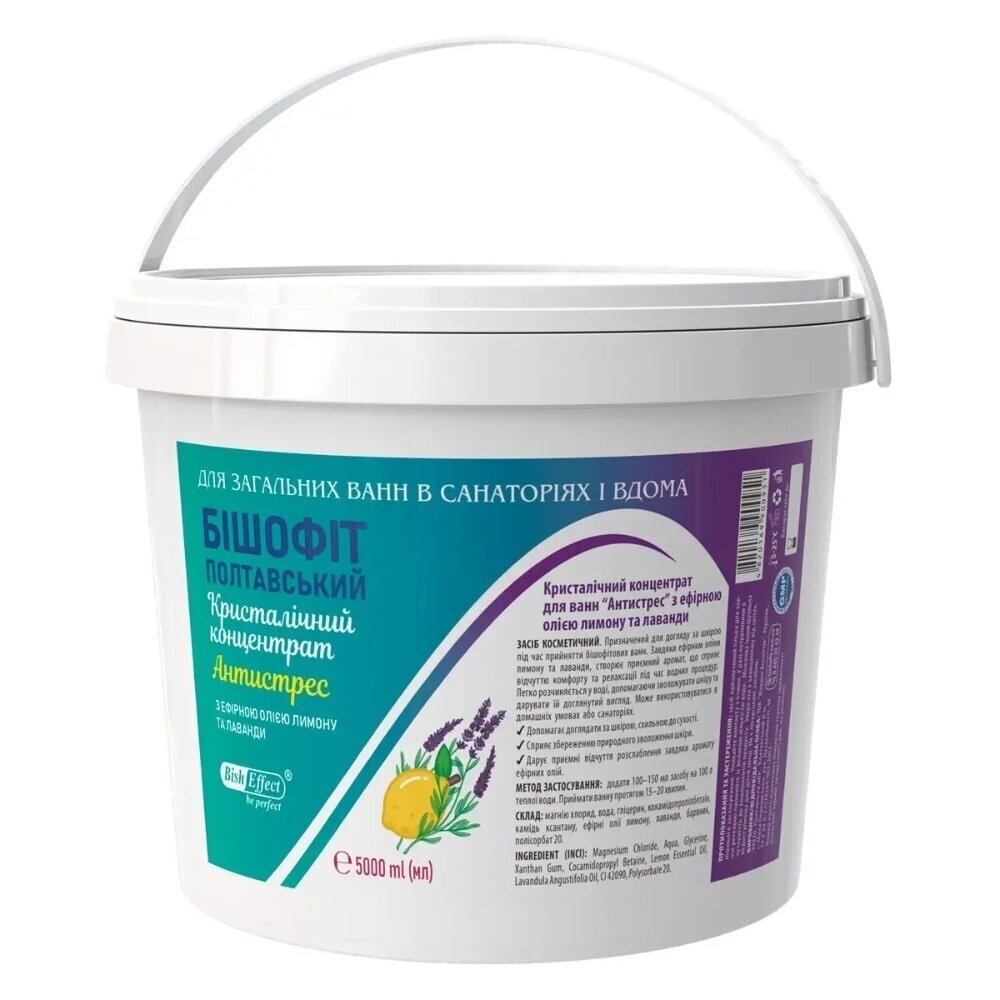 Bish Effect Poltavos Bišofito kristalinis koncentratas Antistresas, 5000 ml