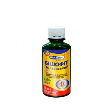 Bish Effect Poltavos Bišofito skystis įtrynimui Elitas, 130 ml Bish Effect Poltavos Bišofito skystis įtrynimui Elitas, 130 ml