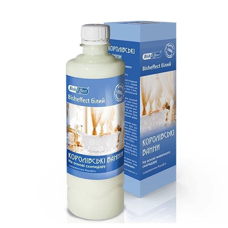 Bish Effect Poltavos Bišofito vonios emulsija Balta, 500 ml Bish Effect Poltavos Bišofito vonios emulsija Balta, 500 ml