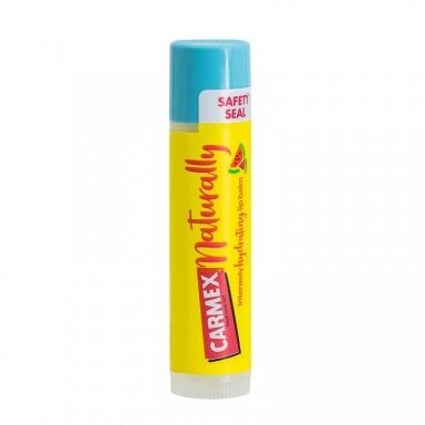 Carmex Naturally arbūzų skonio lūpų balzamas 4,25 g Carmex Naturally arbūzų skonio lūpų balzamas 4,25 g