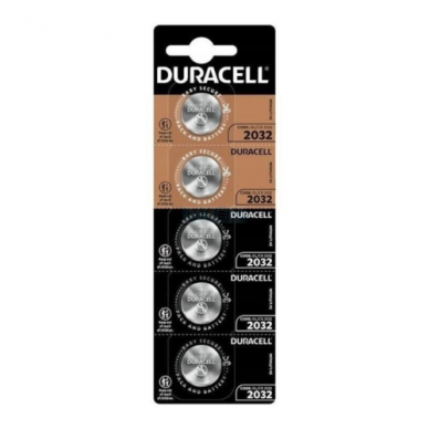 Duracell Lithium CR2032 3V 5 vnt. Duracell Lithium CR2032 3V 5 vnt.