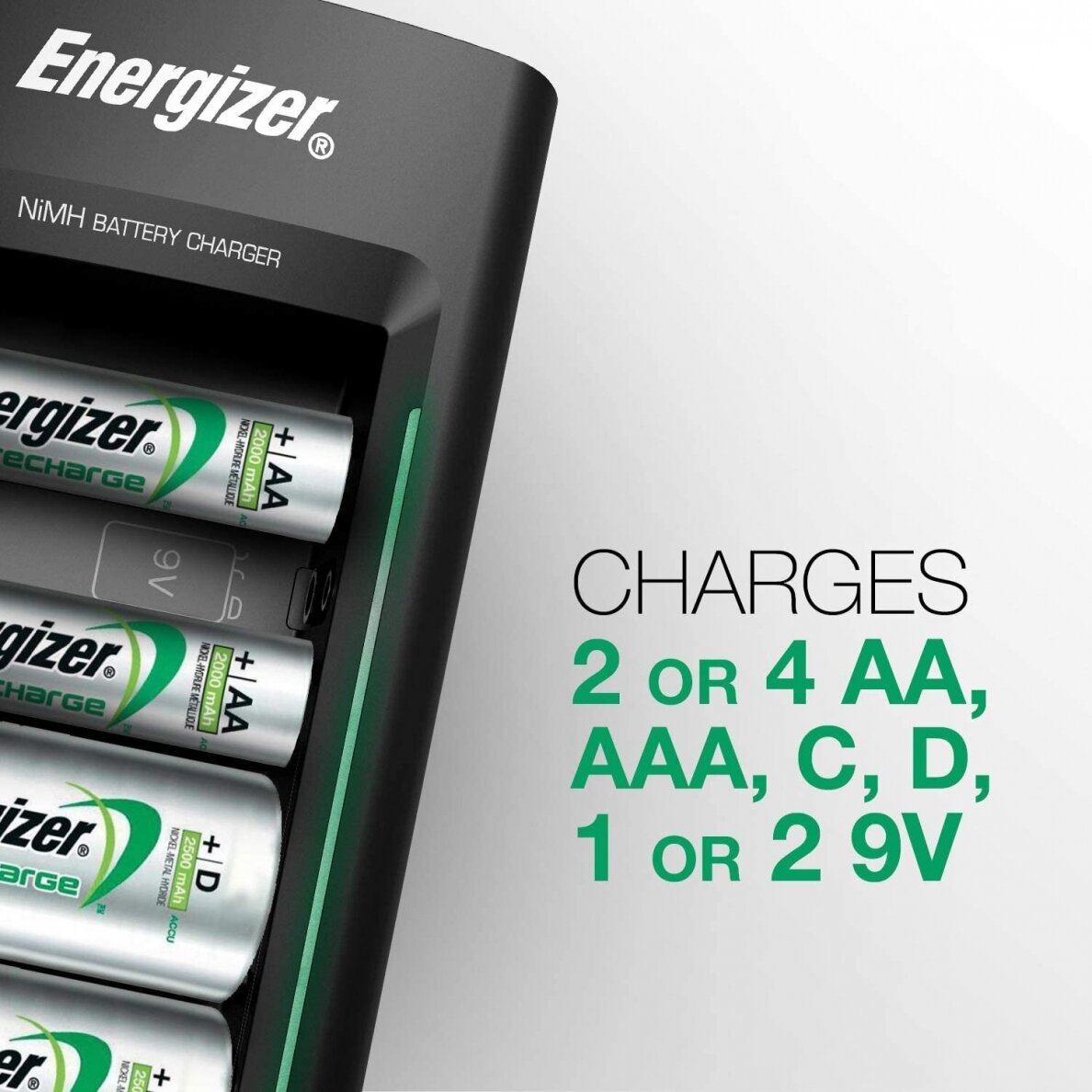 Energizer elementų įkroviklis Universal 2 Energizer elementų įkroviklis Universal 2