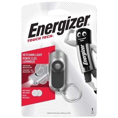 Energizer raktų pakabukas su žibintuvėliu Energizer raktų pakabukas su žibintuvėliu