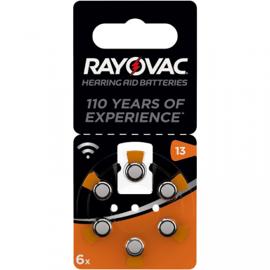 Klausos aparatų baterijos Rayovac Special 13, 6 vnt. Klausos aparatų baterijos Rayovac Special 13, 6 vnt.