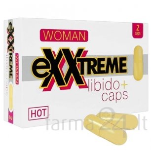 Maisto papildas moterims HOT Woman Exxtreme Libido+ Power, 2 kaps.