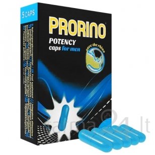 Maisto papildas vyrams Prorino Potency Caps, 5 kaps.