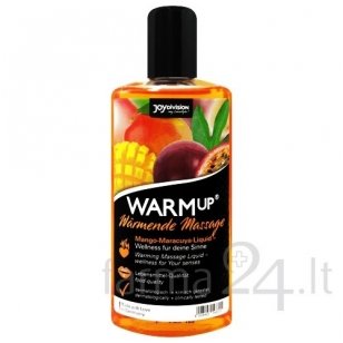 JoyDivision masažo aliejus WARMup Mango & Maracuya, 150 ml