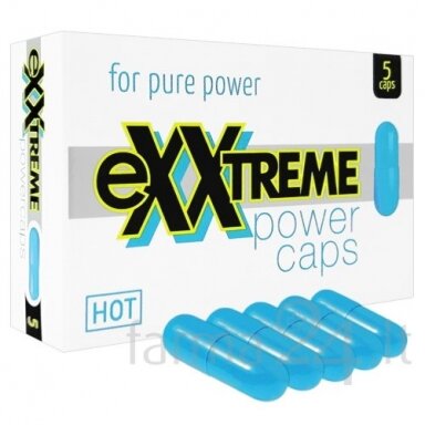 Maisto papildas vyrams HOT Exxtreme Power, 5 kaps. Maisto papildas vyrams HOT Exxtreme Power, 5 kaps.