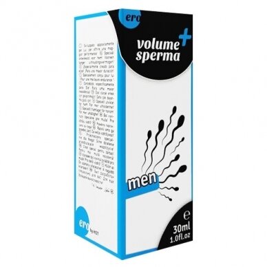 Maisto papildas vyrams ero by HOT Volume+ sperma, 30ml