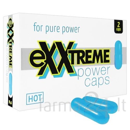 Maisto papildas vyrams HOT Exxtreme Power, 2 kaps. Maisto papildas vyrams HOT Exxtreme Power, 2 kaps.