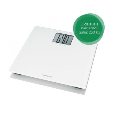 Medisana elektroninės svarstyklės PS 470 XL Glass 7 Medisana elektroninės svarstyklės PS 470 XL Glass 7