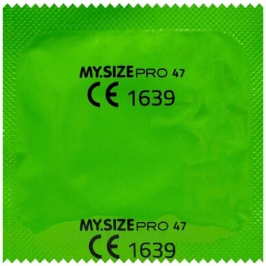 MY.SIZE 47mm prezervatyvai, 3 vnt. 2