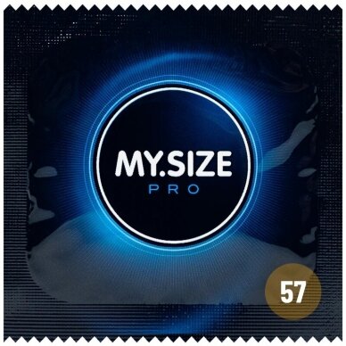 MY.SIZE 57mm prezervatyvai, 3 vnt. 1