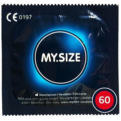 MY.SIZE 60 mm prezervatyvai, 10 vnt. 1 MY.SIZE 60 mm prezervatyvai, 10 vnt. 1