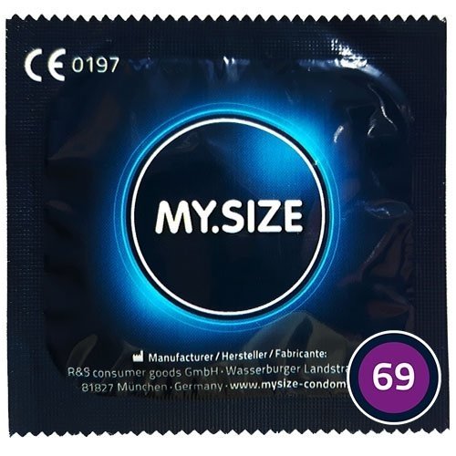 MY.SIZE 69 mm prezervatyvai, 10 vnt. 1 MY.SIZE 69 mm prezervatyvai, 10 vnt. 1