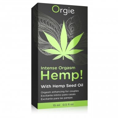 Orgie Intense Orgasm Hemp! gelis 15ml Orgie Intense Orgasm Hemp! gelis 15ml