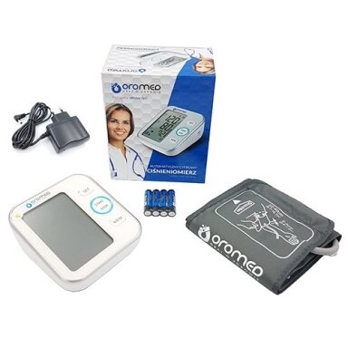 Oromed kraujospūdžio matuoklis ORO-N6 Basic su adapteriu Oromed kraujospūdžio matuoklis ORO-N6 Basic su adapteriu