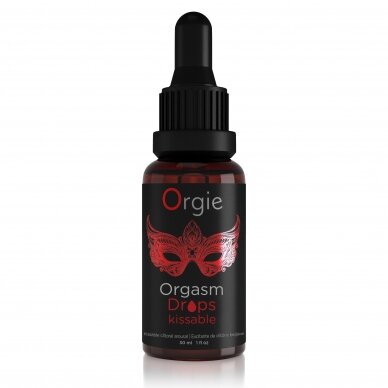 Orgie Orgasm Drops Kissable gelis 30ml 1