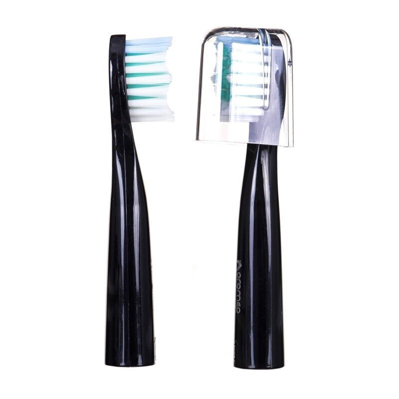Oromed Oro-Sonic Basic Black dantų šepetėlio keičiamos galvutės, 2 vnt. Oromed Oro-Sonic Basic Black dantų šepetėlio keičiamos galvutės, 2 vnt.