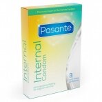 Pasante Internal moteriški prezervatyvai, 3 vnt.
