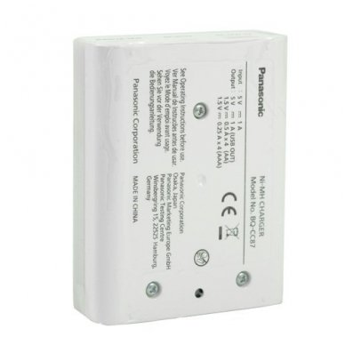 Panasonic Eneloop įkroviklis BQ-CC87 su USB maitinimo laidu 2