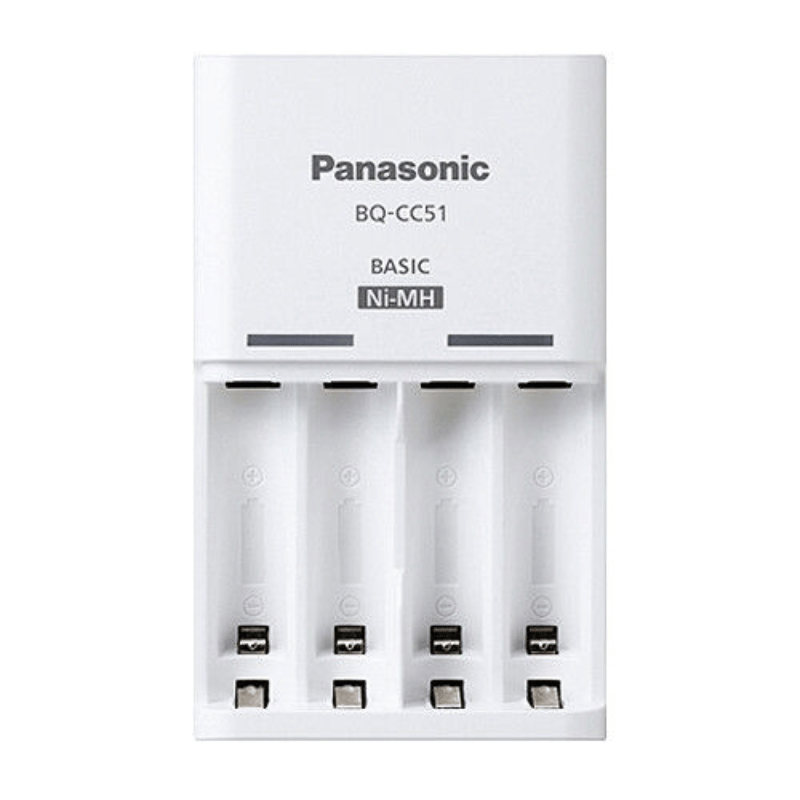 Panasonic Eneloop Basic elementų įkroviklis BQ-CC51 + 4 AAA baterijos 1