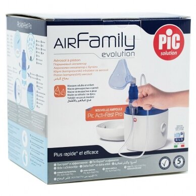 Pic kompresorinis inhaliatorius AirFamily Evolution Pic kompresorinis inhaliatorius AirFamily Evolution