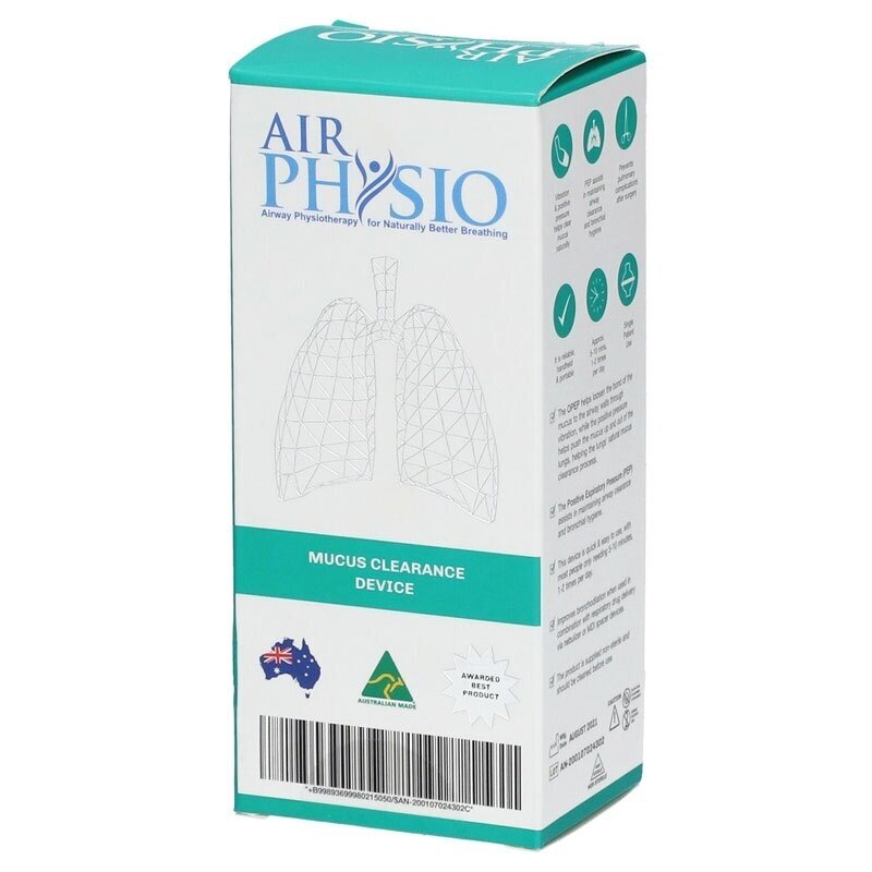 AirPhysio virpantis teigiamo slėgio iškvėpimo prietaisas 1 AirPhysio virpantis teigiamo slėgio iškvėpimo prietaisas 1