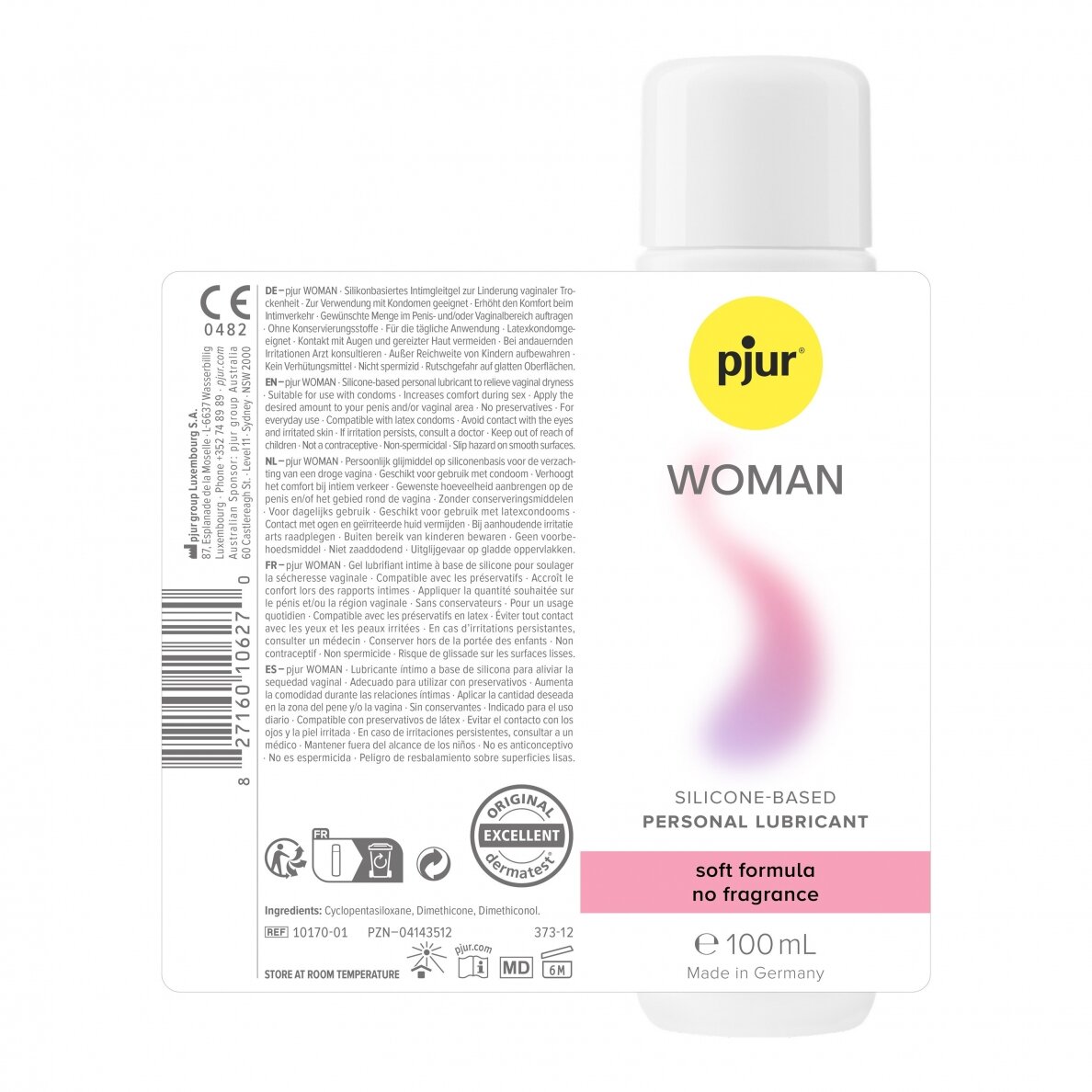 pjur WOMAN Bodyglide lubrikantas moterims 100 ml 1 pjur WOMAN Bodyglide lubrikantas moterims 100 ml 1