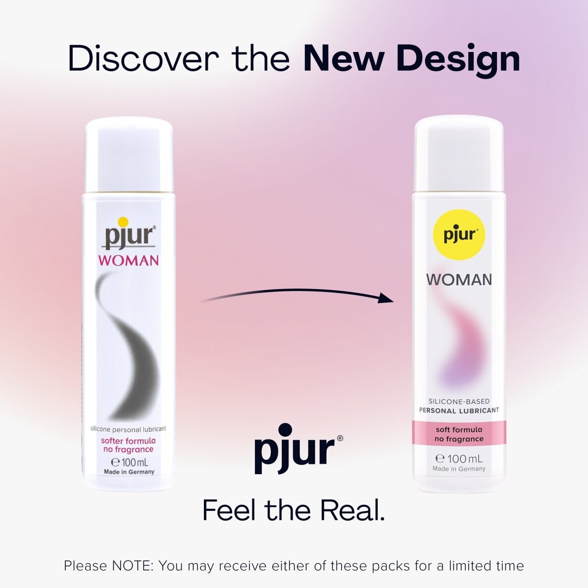 pjur WOMAN Bodyglide lubrikantas moterims 100 ml 2
