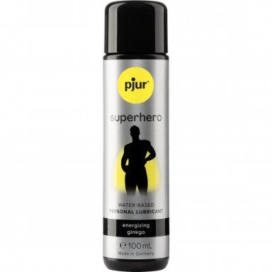 pjur SUPERHERO Energizing lubrikantas su ginkmedžiu vyrams 100 ml pjur SUPERHERO Energizing lubrikantas su ginkmedžiu vyrams 100 ml