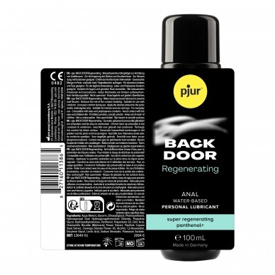 pjur BACK DOOR Regenerating lubrikantas su pantenoliu 100ml 1