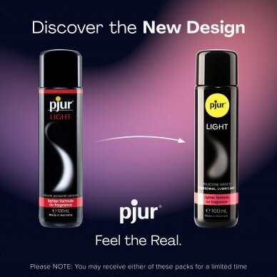 pjur LIGHT silikono pagrindo lubrikantas 100 ml 2 pjur LIGHT silikono pagrindo lubrikantas 100 ml 2
