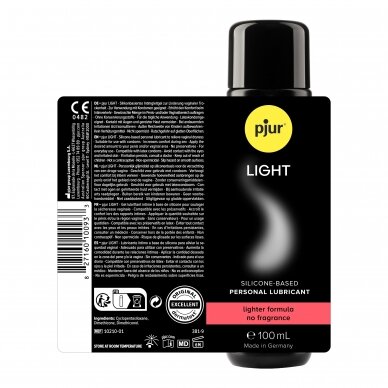 pjur LIGHT silikono pagrindo lubrikantas 100 ml 1 pjur LIGHT silikono pagrindo lubrikantas 100 ml 1