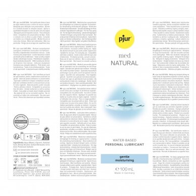 pjur lubrikantas MED Natural Glide, 100 ml 1 pjur lubrikantas MED Natural Glide, 100 ml 1