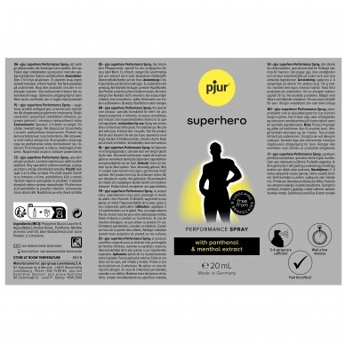 pjur Superhero Delay purškiklis 20ml 1 pjur Superhero Delay purškiklis 20ml 1