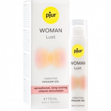 pjur WOMAN Lust Intense orgazmo gelis moterims 15 ml pjur WOMAN Lust Intense orgazmo gelis moterims 15 ml