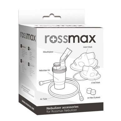 Rossmax inhaliatoriaus priedų rinkinys Rossmax inhaliatoriaus priedų rinkinys