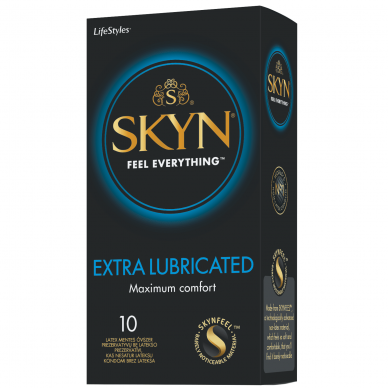 SKYN Extra Lubricated prezervatyvai, 10 vnt. SKYN Extra Lubricated prezervatyvai, 10 vnt.