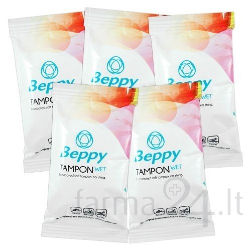 Beppy tamponai Soft Comfort Wet, 30 vnt. 2