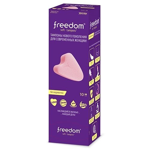 JoyDivision tamponai Mini Freedom, 10 vnt. JoyDivision tamponai Mini Freedom, 10 vnt.