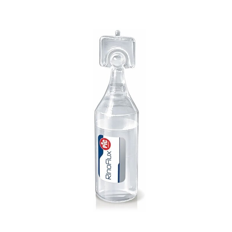 Pic RinoFlux 0.9% tirpalas inhaliacijoms ir nosiai, 20 vnt., 5ml. 1 Pic RinoFlux 0.9% tirpalas inhaliacijoms ir nosiai, 20 vnt., 5ml. 1